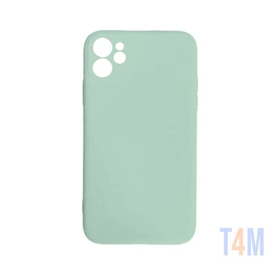 Capa de Silicone Mole para Apple iPhone 12 Verde